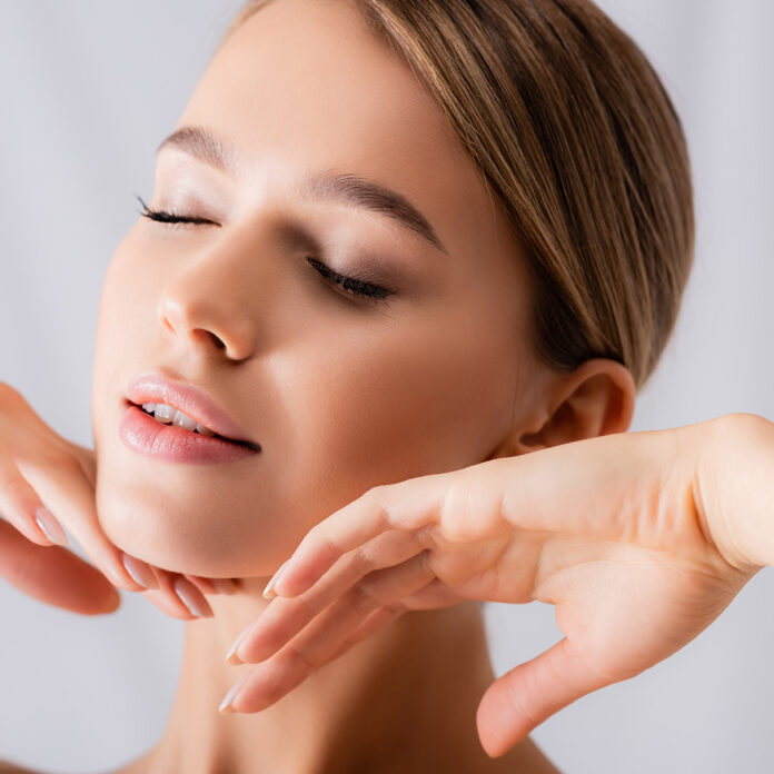 Zu behandelnde Bereiche einer Emface Behandlung